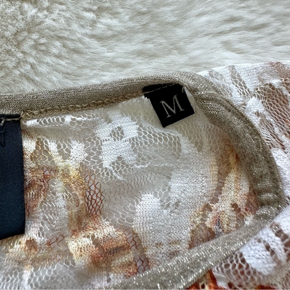 Philipp Plein women sheer  top size M Authentic Retail 750$ - Picture 6 of 9